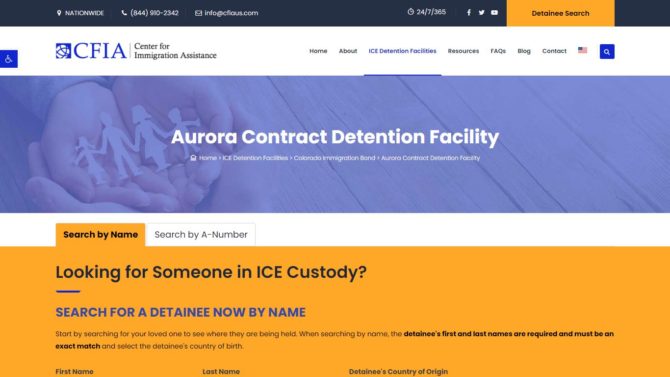 Aurora Contract Detention Facility - Center for Immigration Assistance